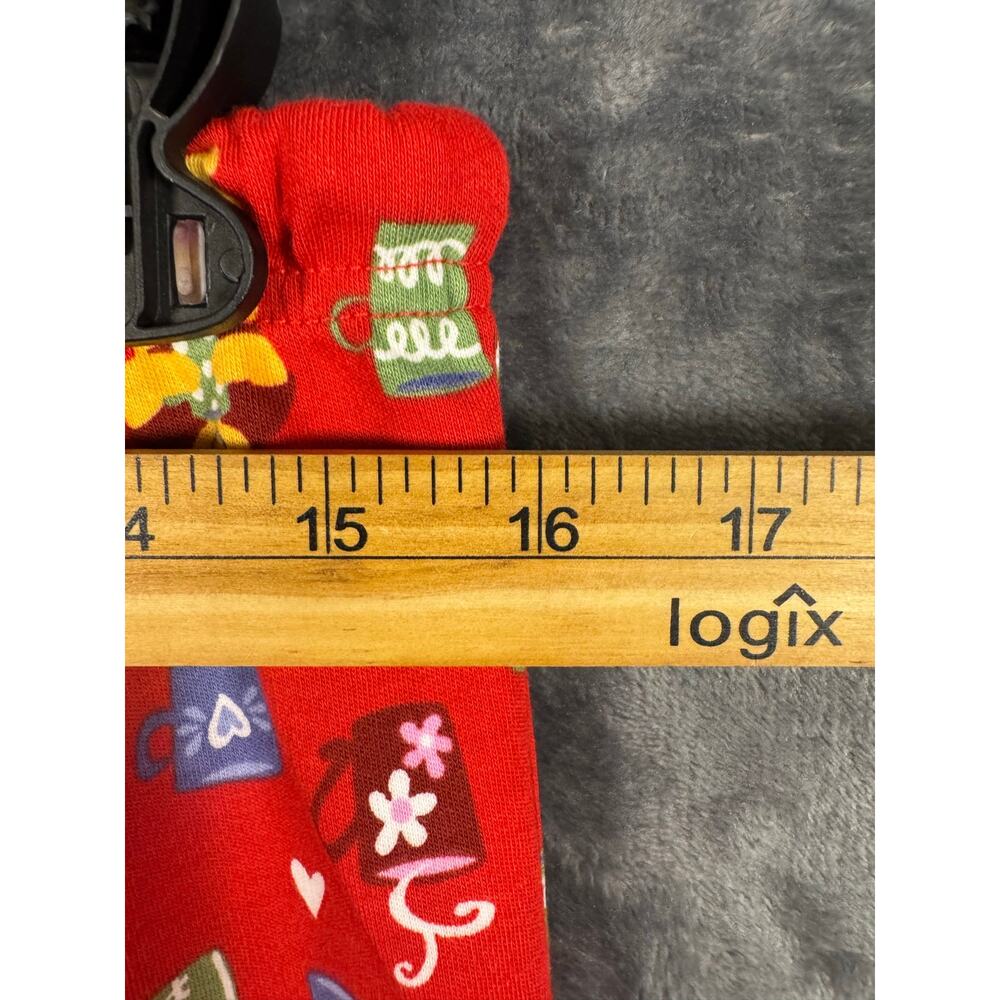 NOS NWT VTG 90s Disney Store Winnie The Pooh “Pooh Cocoa” Pajama Set Medium Red - Picture 12 of 15